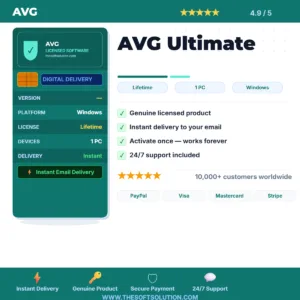 Buy AVG Ultimate Product Key – Genuine License | The Soft Solution