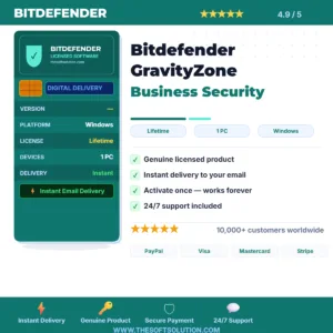 Buy Bitdefender GravityZone Business Security | Endpoint Protection – Genuine License | The Soft Solution