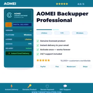 Buy AOMEI Backupper Professional – Complete Backup