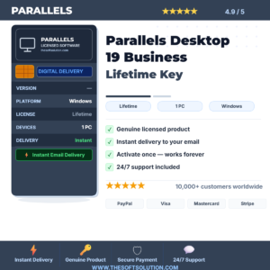 Buy Parallels Desktop 19 Business – Genuine License Key – TheSoftSolution
