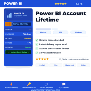 Buy Power BI – Genuine Account Access – TheSoftSolution