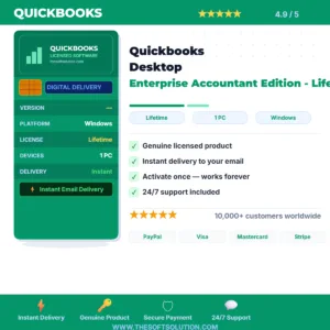 Buy Quickbooks Desktop Enterprise – Genuine Account Access – TheSoftSolution
