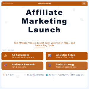 Affiliate Marketing Launch Strategy – Professional Digital Service | The Soft Solution