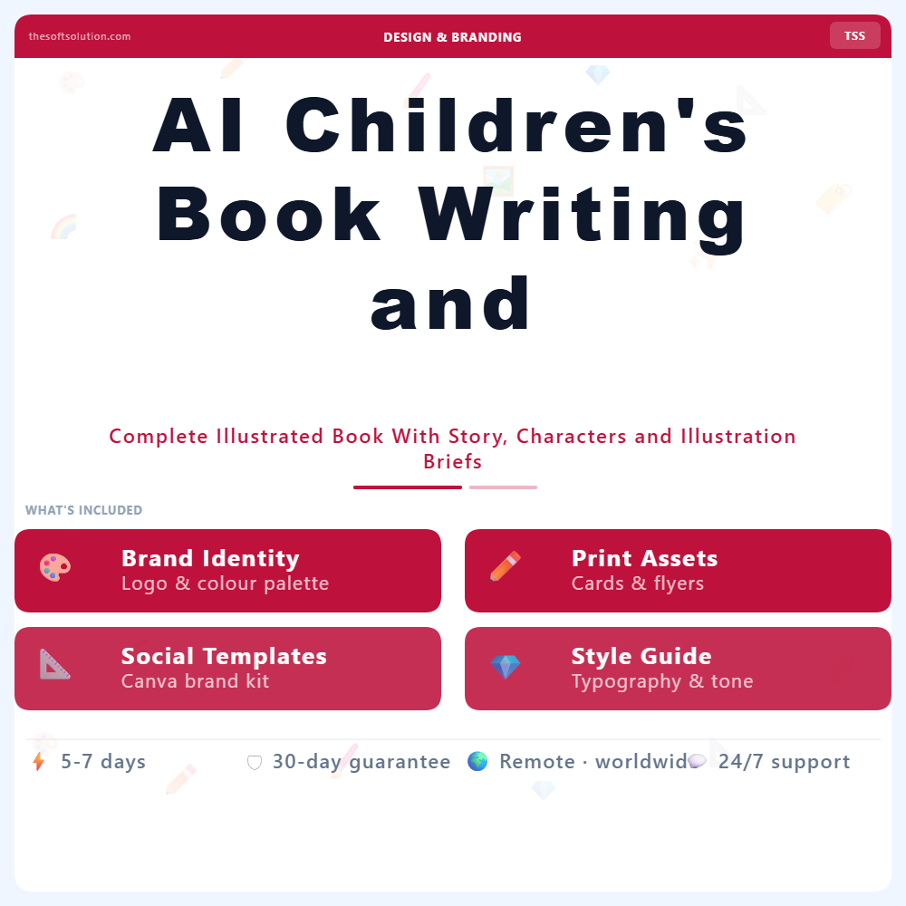 AI Children's Book Writing and Illustrations – Professional Digital Service | The Soft Solution
