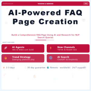 AI-Powered FAQ Page Creation – Professional Digital Service | The Soft Solution