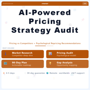 AI-Powered Pricing Strategy Audit – Professional Digital Service | The Soft Solution