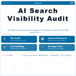 AI Search Visibility Audit – Professional Digital Service | The Soft Solution
