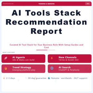 AI Tools Stack Recommendation Report – Professional Digital Service | The Soft Solution