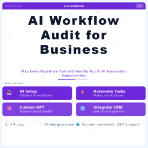 AI Workflow Audit for Business – Professional Digital Service | The Soft Solution