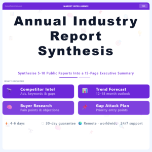 Annual Industry Report Synthesis – Professional Digital Service | The Soft Solution