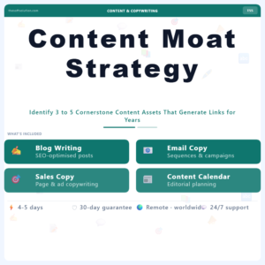 Content Moat Strategy – Professional Digital Service | The Soft Solution