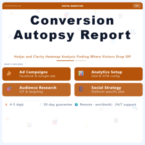 Conversion Autopsy Report – Professional Digital Service | The Soft Solution