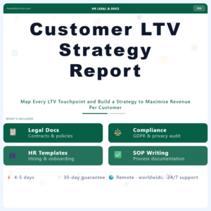 Customer LTV Strategy Report – Professional Digital Service | The Soft Solution