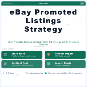 eBay Promoted Listings Strategy – Professional Digital Service | The Soft Solution