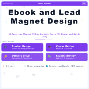 Ebook and Lead Magnet Design – Professional Digital Service | The Soft Solution