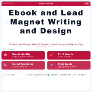 Ebook and Lead Magnet Writing and Design – Professional Digital Service | The Soft Solution