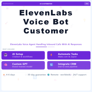 ElevenLabs Voice Bot Customer Service – Professional Digital Service | The Soft Solution