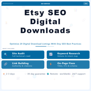 Etsy SEO Digital Downloads – Professional Digital Service | The Soft Solution