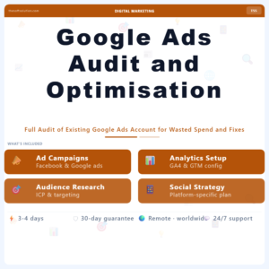 Google Ads Audit and Optimisation Report – Professional Digital Service | The Soft Solution