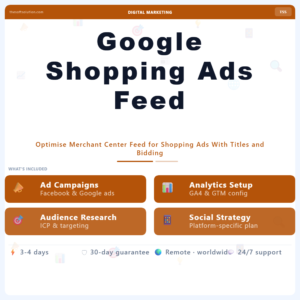 Google Shopping Ads Feed Optimisation – Professional Digital Service | The Soft Solution