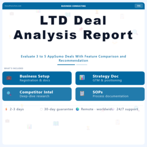 LTD Deal Analysis Report – Professional Digital Service | The Soft Solution