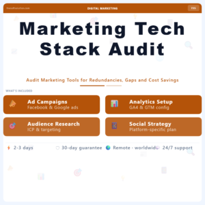Marketing Tech Stack Audit – Professional Digital Service | The Soft Solution