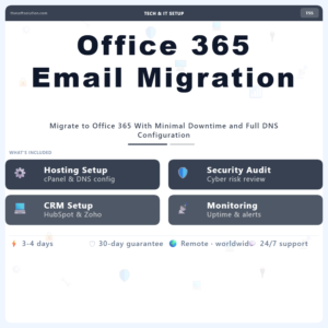 Office 365 Email Migration – Professional Digital Service | The Soft Solution