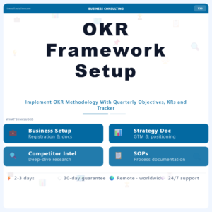 OKR Framework Setup – Professional Digital Service | The Soft Solution