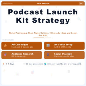 Podcast Launch Kit Strategy – Professional Digital Service | The Soft Solution