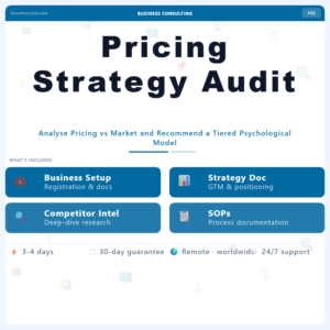 Pricing Strategy Audit – Professional Digital Service | The Soft Solution