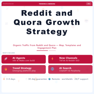 Reddit and Quora Growth Strategy – Professional Digital Service | The Soft Solution