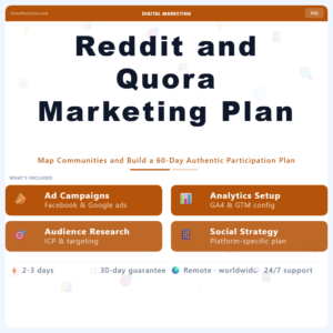 Reddit and Quora Marketing Plan – Professional Digital Service | The Soft Solution