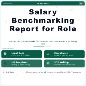 Salary Benchmarking Report for Role – Professional Digital Service | The Soft Solution