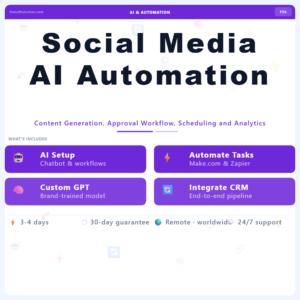 Social Media AI Automation – Professional Digital Service | The Soft Solution