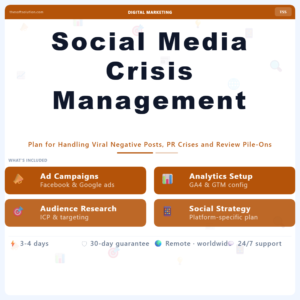 Social Media Crisis Management Plan – Professional Digital Service | The Soft Solution