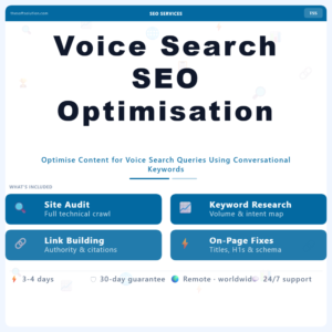 Voice Search SEO Optimisation – Professional Digital Service | The Soft Solution