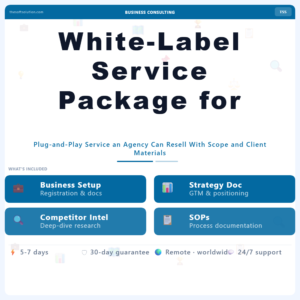 White-Label Service Package for Agencies – Professional Digital Service | The Soft Solution