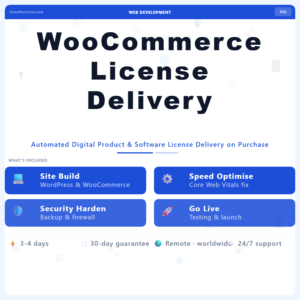 WooCommerce License Delivery Automation – Professional Digital Service | The Soft Solution