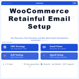 WooCommerce Retainful Email Setup – Professional Digital Service | The Soft Solution