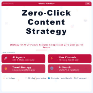 Zero-Click Content Strategy – Professional Digital Service | The Soft Solution