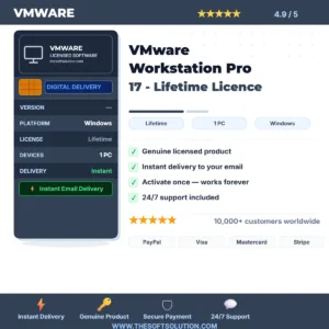 Buy VMware Workstation Pro 17 - Lifetime Licence – Genuine License | The Soft Solution